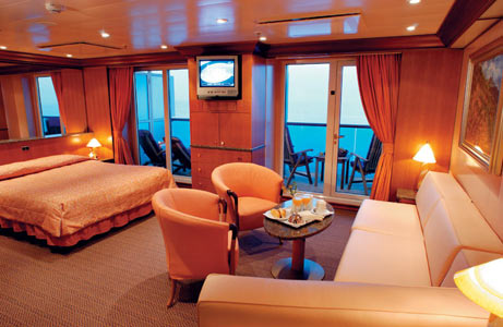 Suite a bordo del COSTA MEDITERRANEA COSTA MEDITERRANEA CRUCEROS COSTA CRUCEROS COSTA MEDITERRANEA #CostaMediterranea